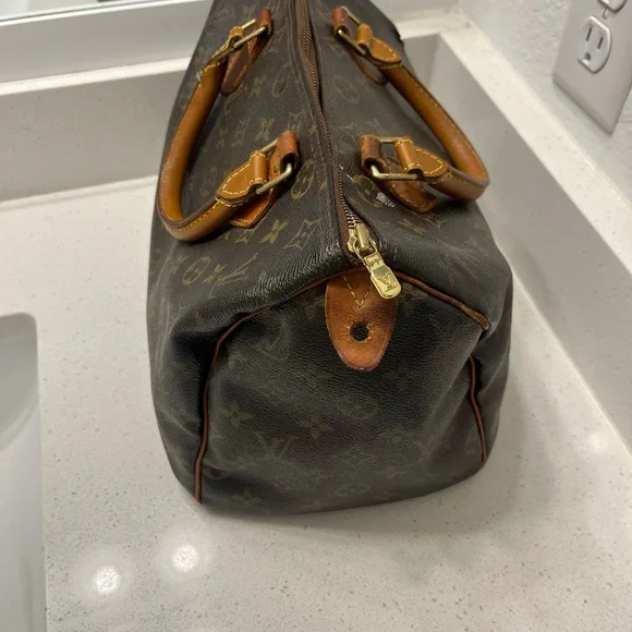 Louis Vuitton Dark Brown Monogram Satchel